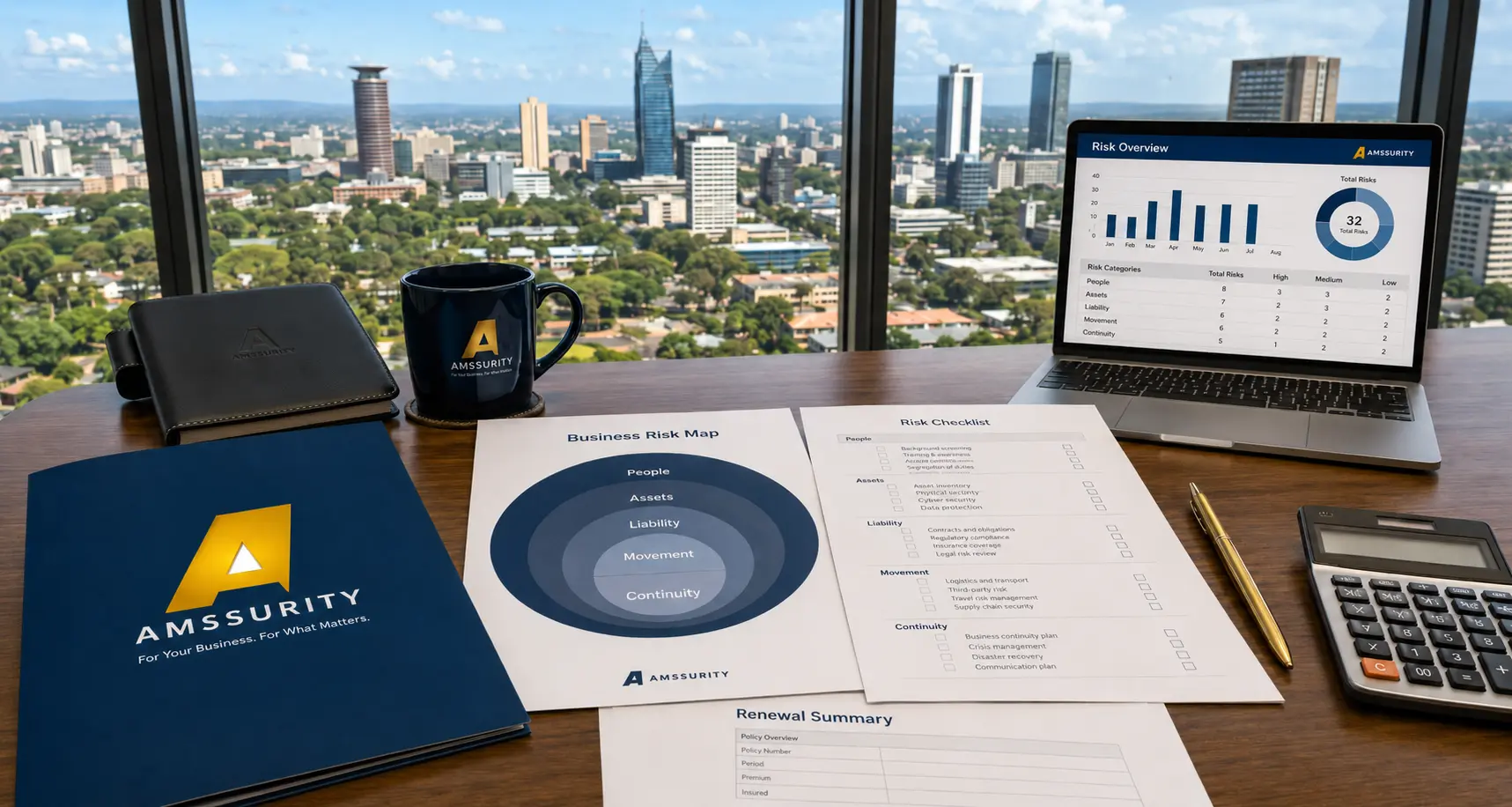 Business insurance in Kenya SME risk audit with policy schedules and renewal checklist